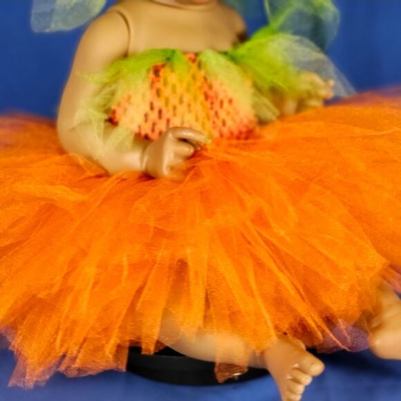 BLACK FRIDAY SALE -Tutu Dress And Headband Set NWT Size NB - 6 Months Lil Punkin - Picture 7 of 9